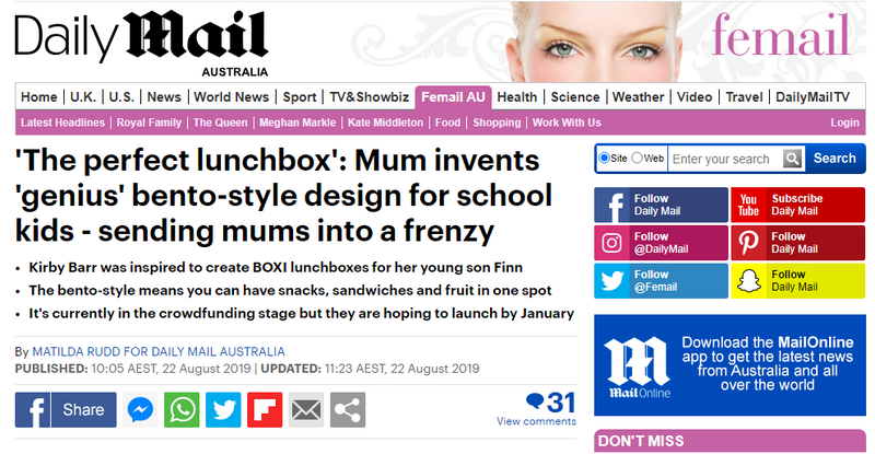 'The perfect lunchbox': Mum invents 'genius' bento-style design for school kids - sending mums into a frenzy
